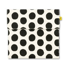 Load image into Gallery viewer, Fluf | Flip Snack Bag in Black &amp; White Dots
