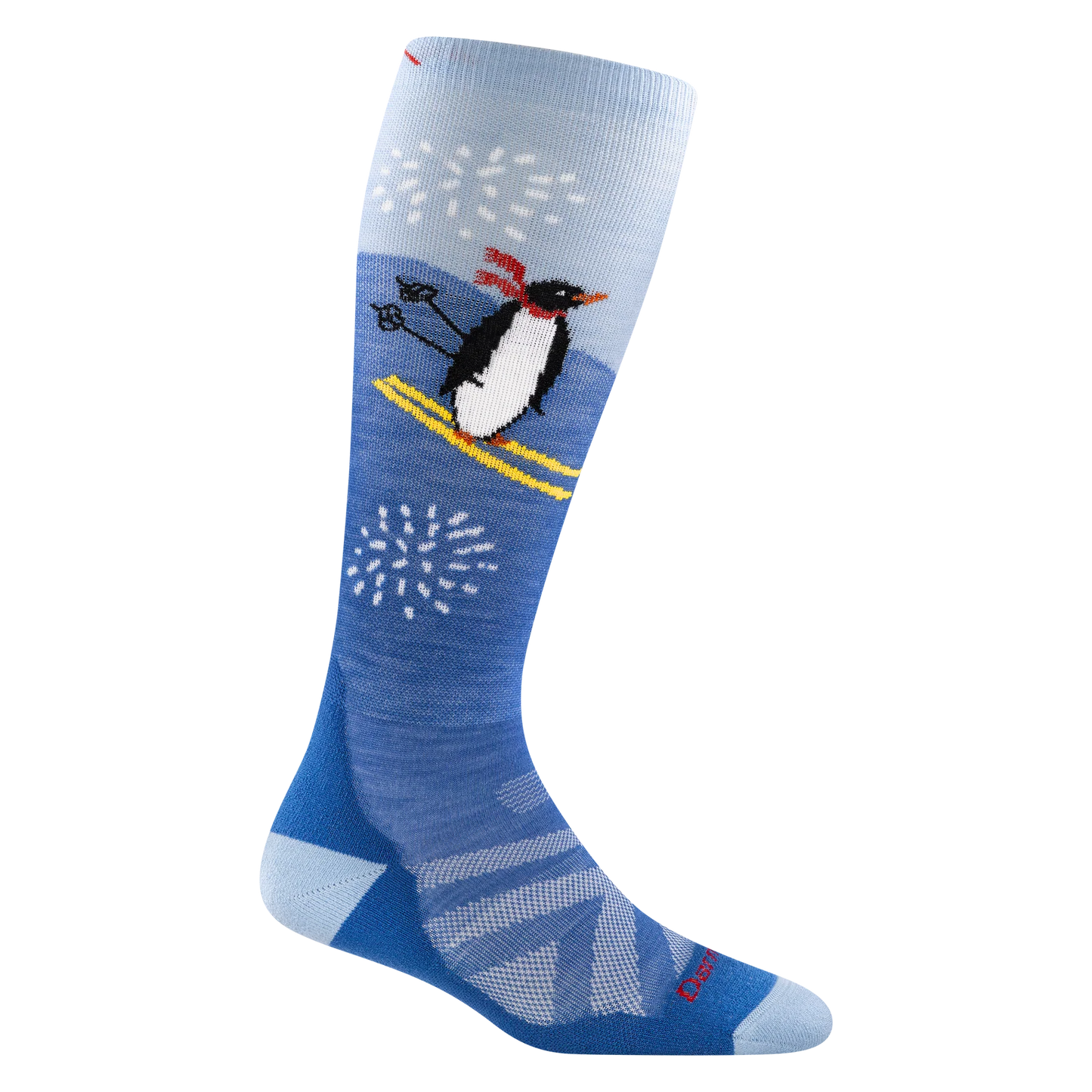 Darn Tough | Kids Penguin Peak Over-the-Calf Midweight Ski & Snowboard Socks in Stellar