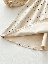 Load image into Gallery viewer, Cotton Polka Dot Flannel Sailor Dress
