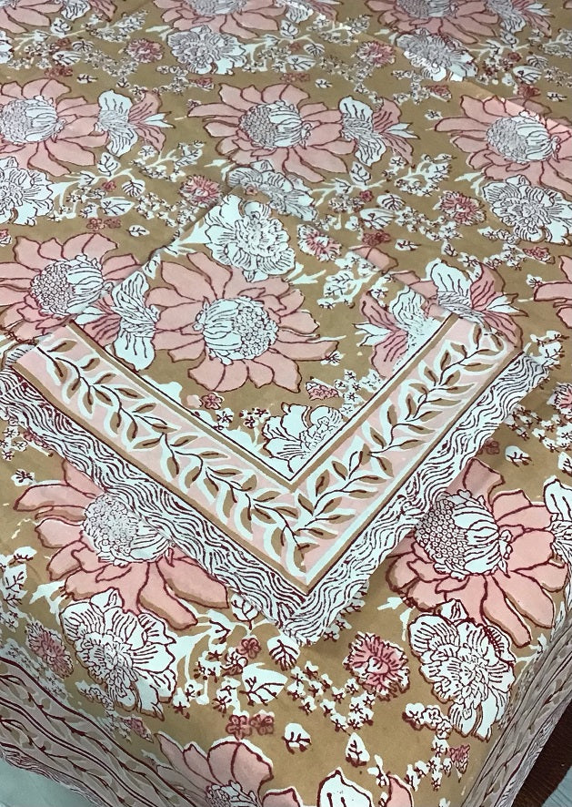 Blockprint Tablecloth | Panjim