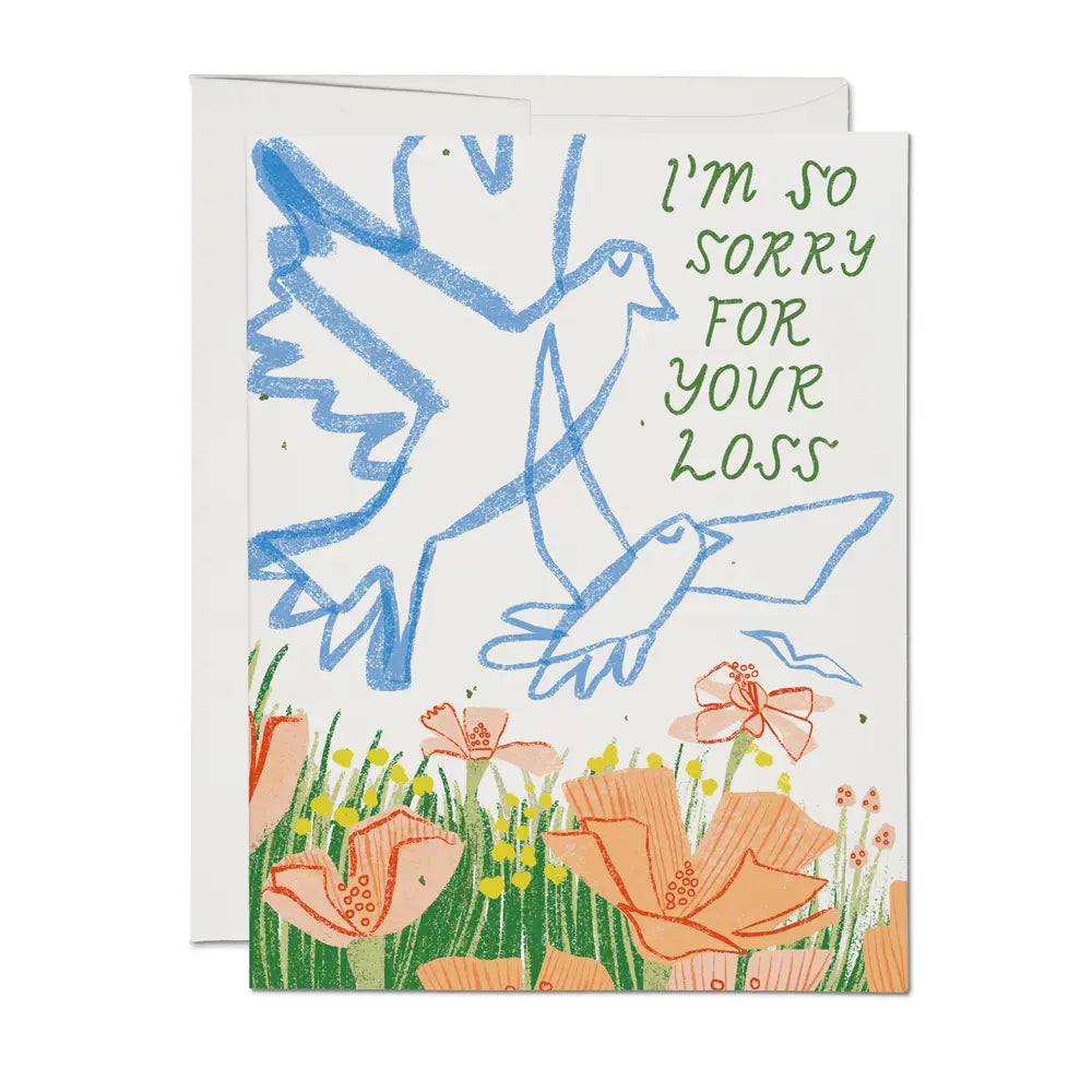 Peaceful Meadow Condolence Card