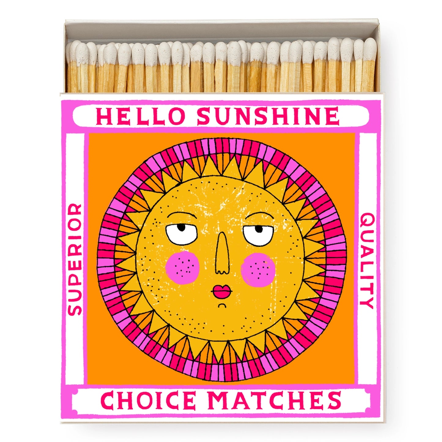 Hello Sunshine Square Matchbox