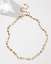 Load image into Gallery viewer, Luna Norte | Grid Spectrum CZ Collar Chain Layering Necklace
