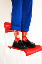 Load image into Gallery viewer, Bonne Maison | Faces Socks in Rouge
