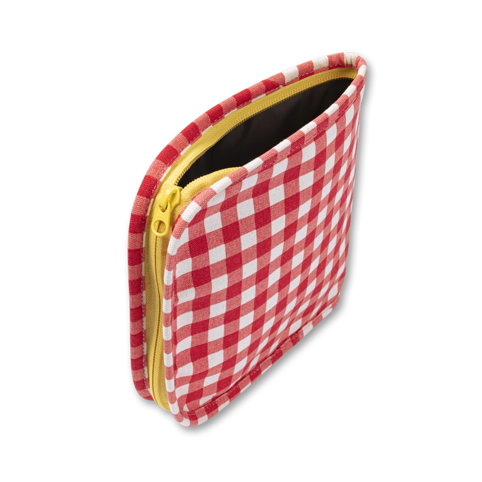 Fluf | Snack Mat in Gingham Red