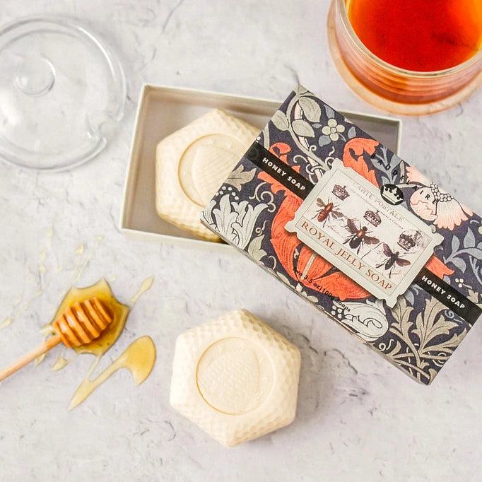 Royal Jelly Honey Soap Hex Box