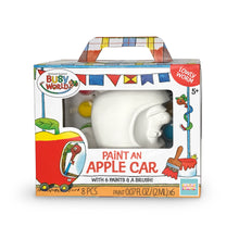 Load image into Gallery viewer, Richard Scarry&#39;s Busy World Paint A Racer: Lowly Worm Apple Car
