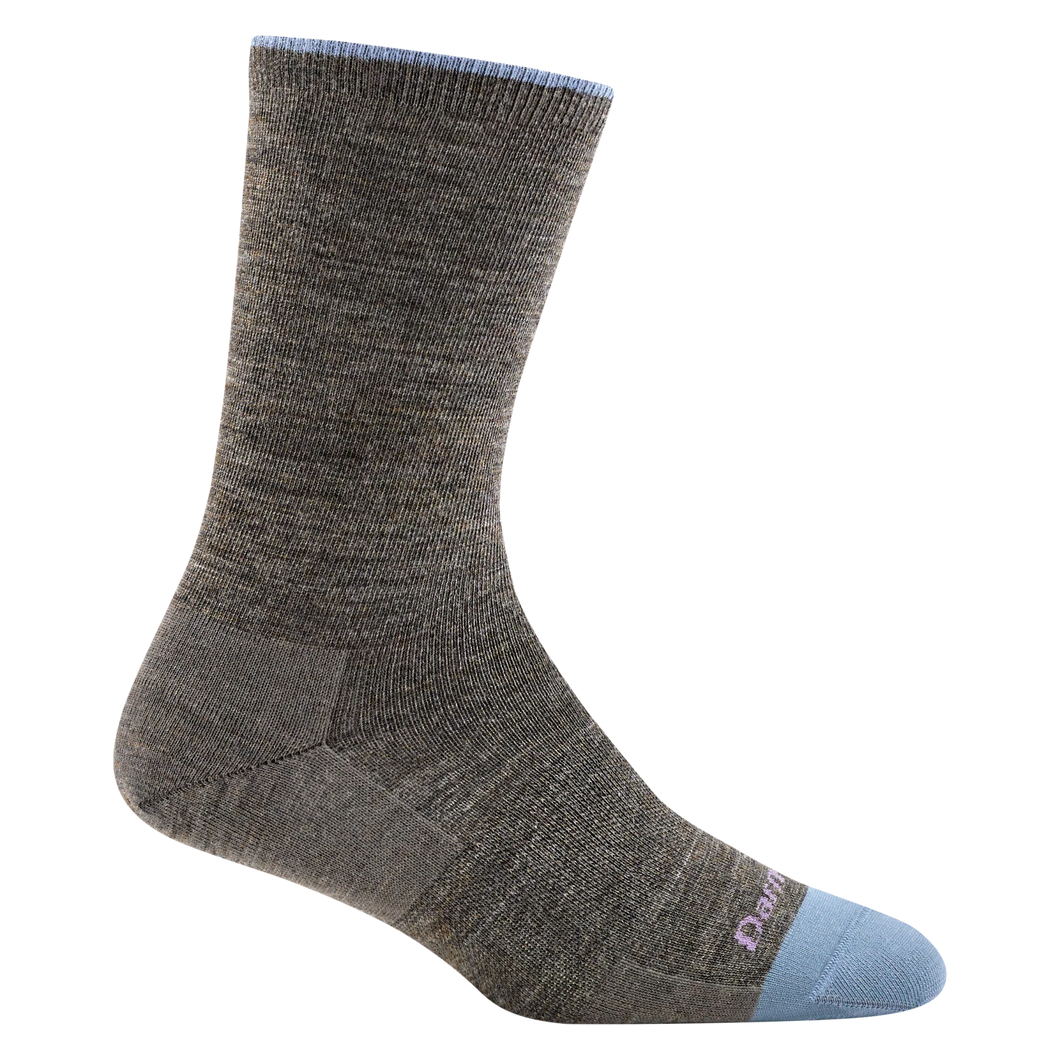 Darn Tough | Solid Basic Crew Lightweight Lifestyle Socks in Taupe