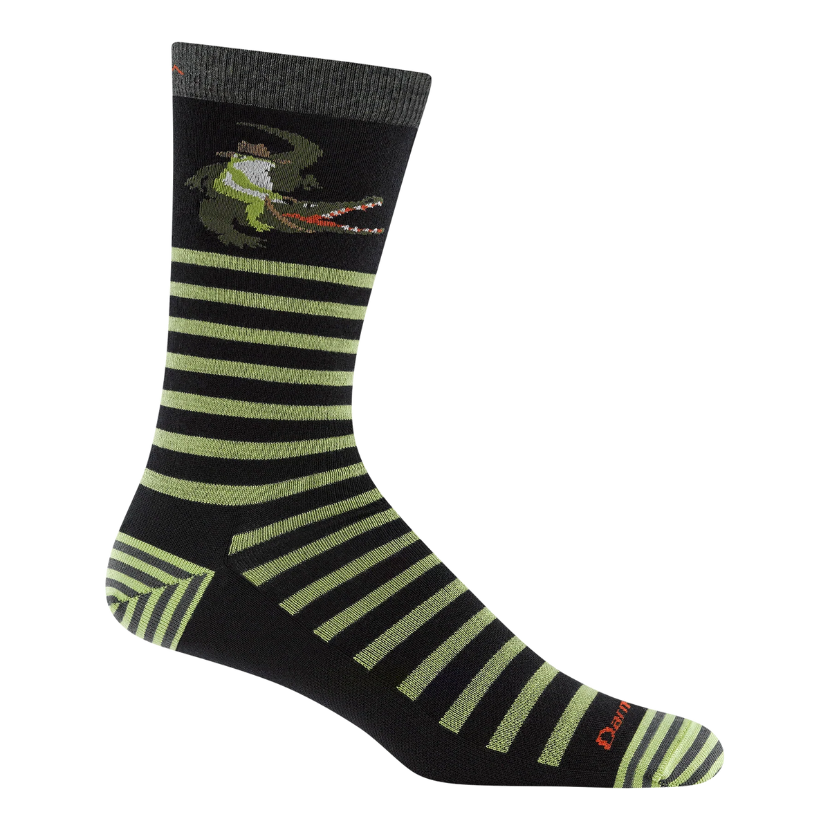 Animal Haus Crew Lightweight Lifestyle Socks in Gator Green
