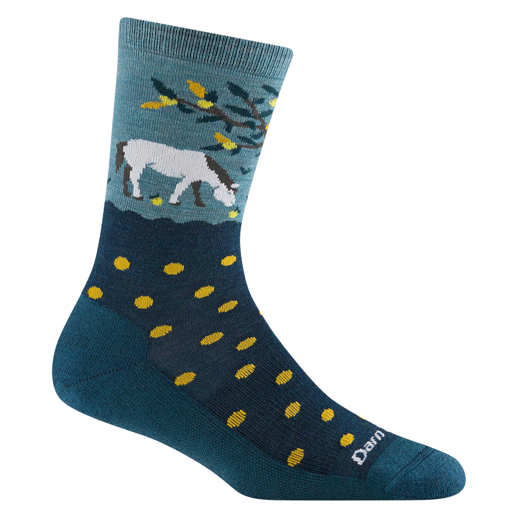 Darn Tough | Wild Life Crew Lightweight Lifestyle Sock in Dark Teal