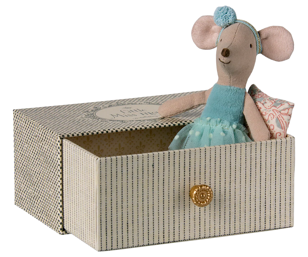 Maileg | Little Sister Dance Mouse in Day Bed