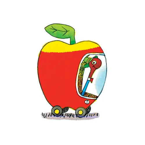 Tattly | Lowly Apple Car Richard Scarry Tattoo