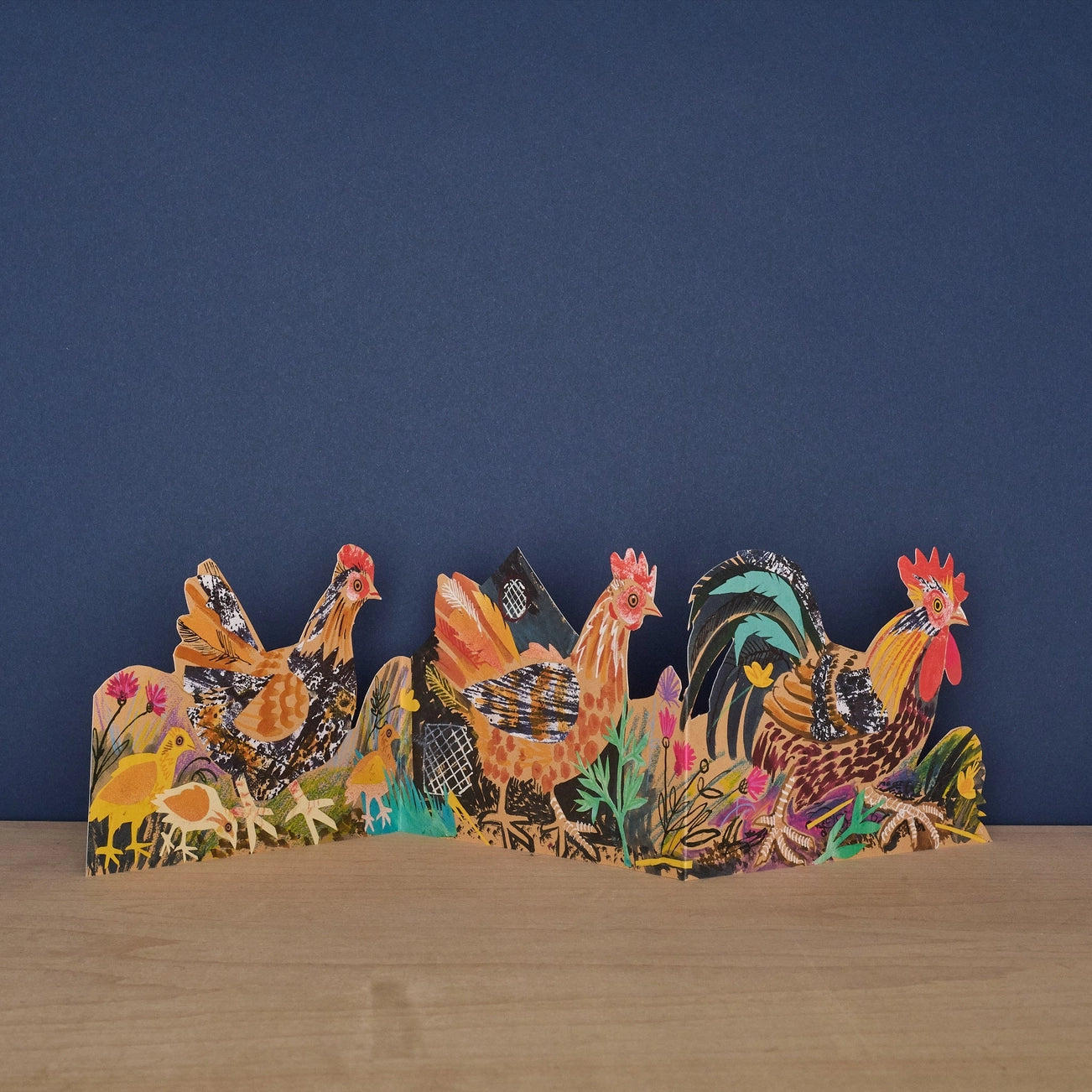 Chicken Collage Card