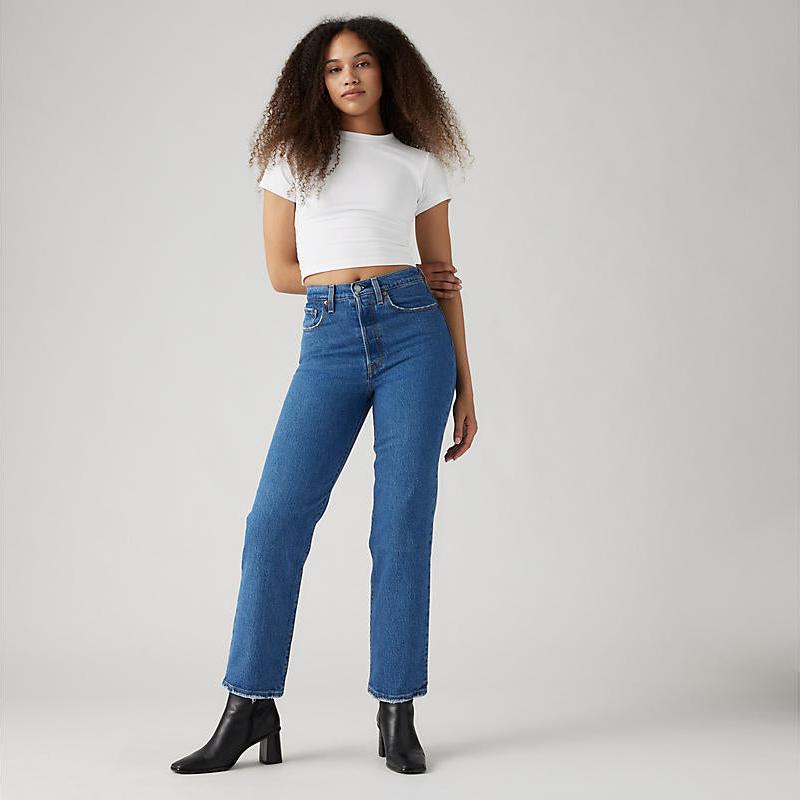 Levi's | Ribcage Straight Ankle in Jazz Pop
