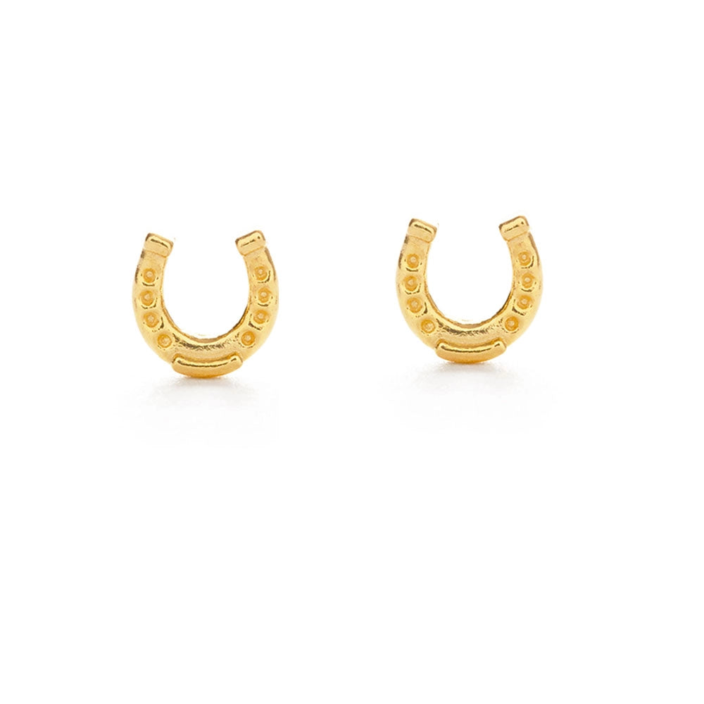 Amano Studio | Tiny Horseshoe Stud Earrings