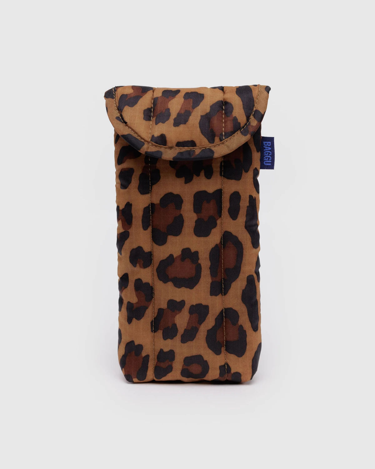 Puffy Glasses Sleeve in Leopard