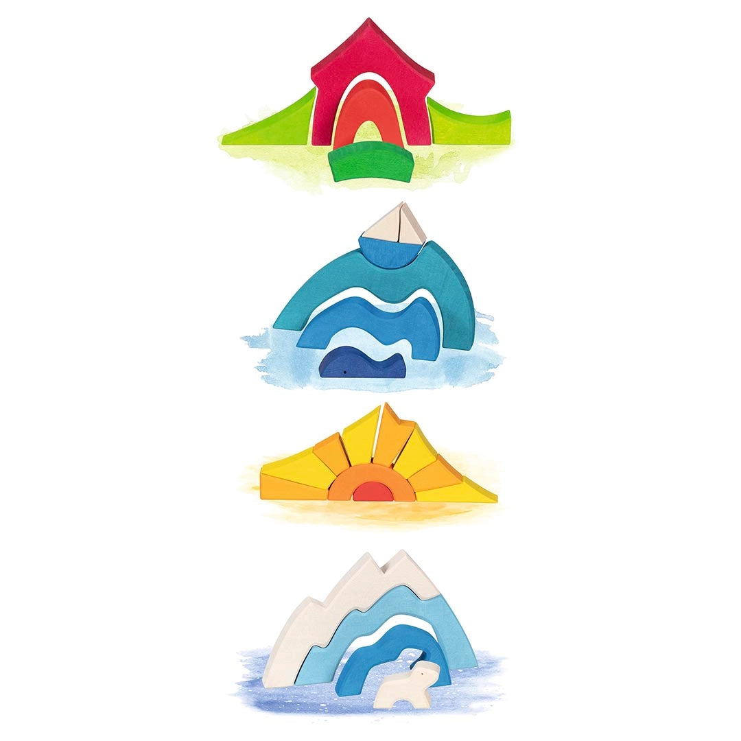 Little Polar Bear Landscape Puzzle