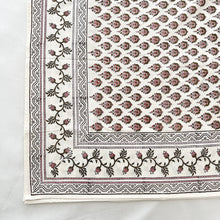 Load image into Gallery viewer, Blockprint Tablecloth | Kiran Sea Pink
