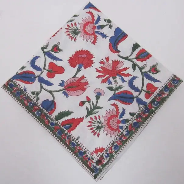 Blockprint Napkin Set/4 | Chamoli