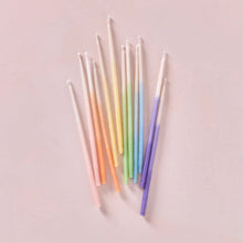 Load image into Gallery viewer, Tall Rainbow Ombré Beeswax Party Candles
