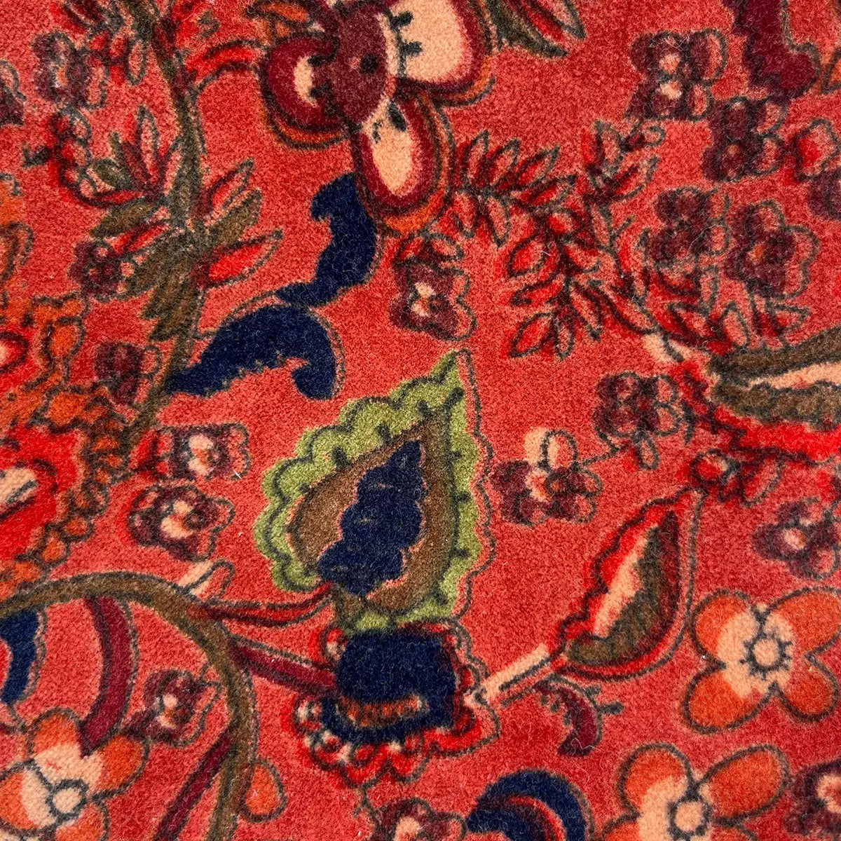 Rome Velvet Pouch in Taj Rust