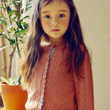 Load image into Gallery viewer, Mila Scalloped Trim Hollow Cardigan
