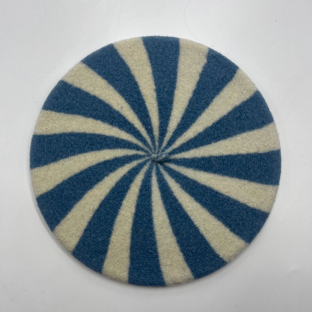 Child's Berlingot Beret in Dusk Blue