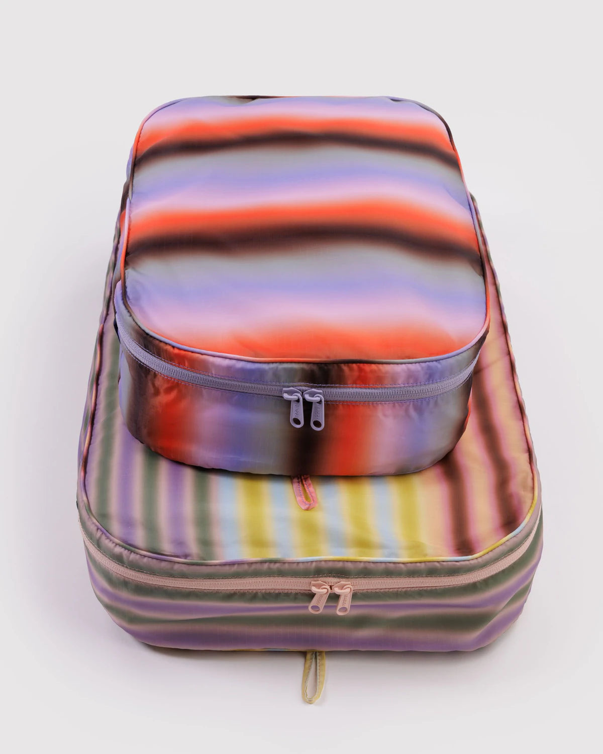 Baggu | Large Packing Cube Set in Gradient Stripes
