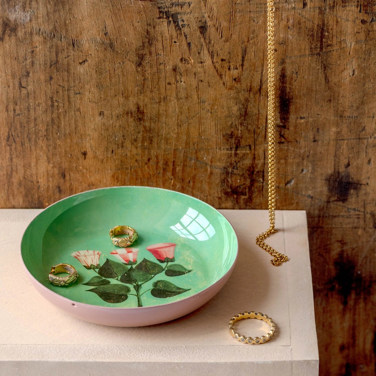 Festival of Flowers Enamel Tray