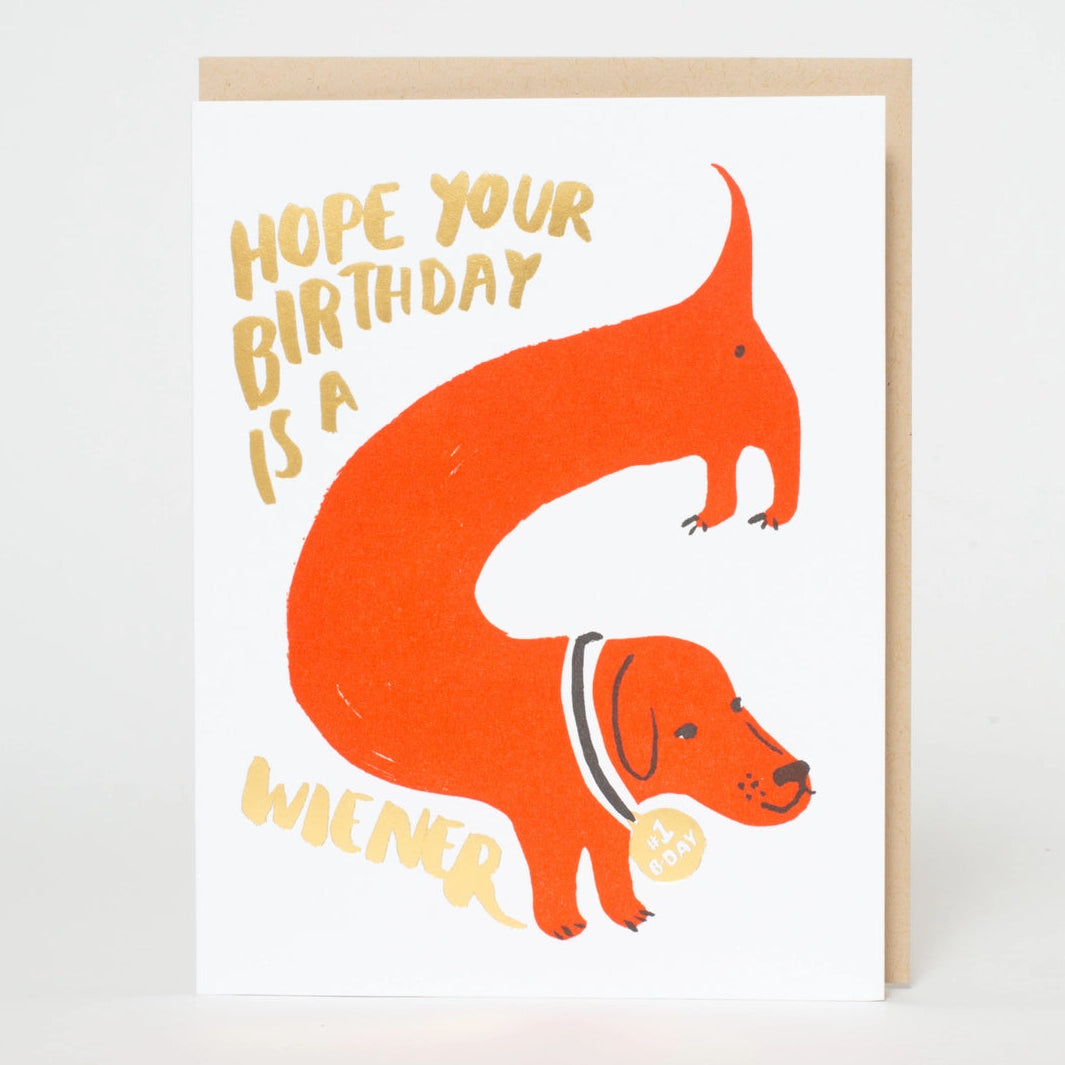 Wiener Birthday Card