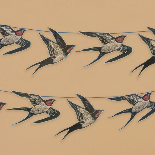 Cornish Swallows Garland