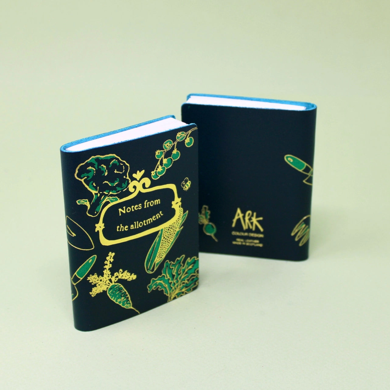 Notes From the Allotment Mini Leather Journal