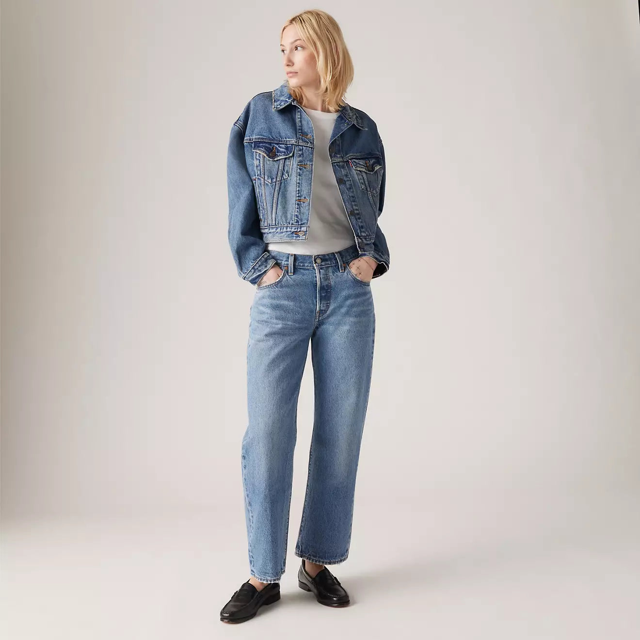 501® '90s Ankle Jeans in Sweetest Taboo Medium Wash