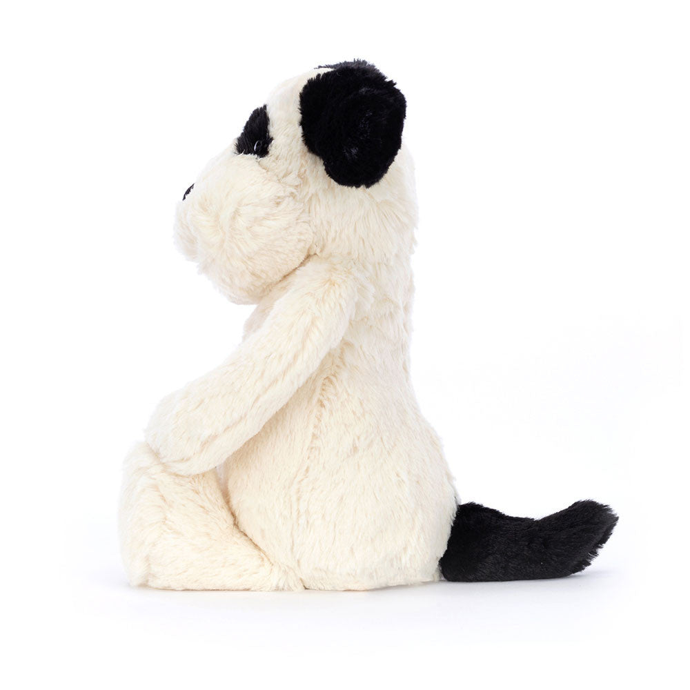 Jellycat | Medium Bashful Black & Cream Puppy