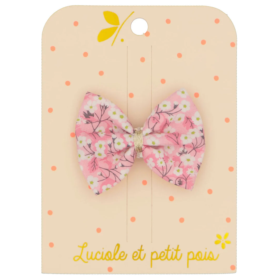 Luciole Et Petit Pois | Bowtie Hair Clip in Liberty Mitsi Orchid