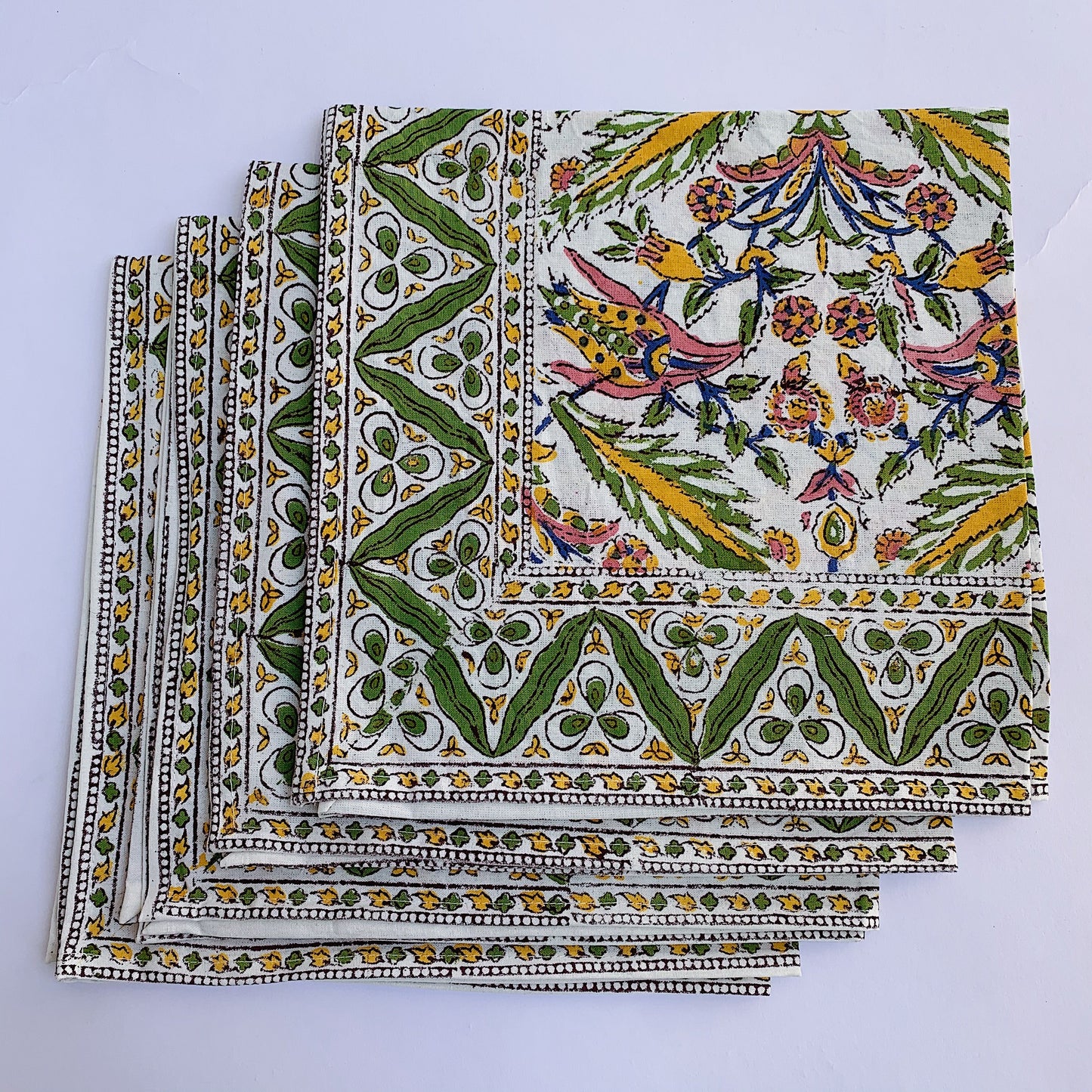 Blockprint Napkin Set/4 | Victoria & Albert