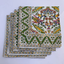 Load image into Gallery viewer, Blockprint Napkin Set/4 | Victoria &amp; Albert
