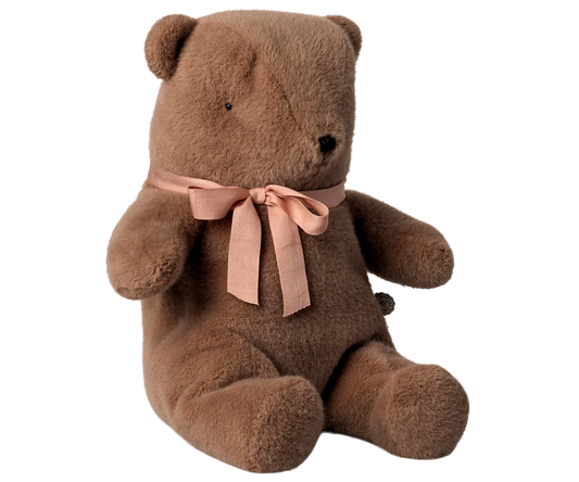 Medium Teddy Bear Plush in Soft Brown
