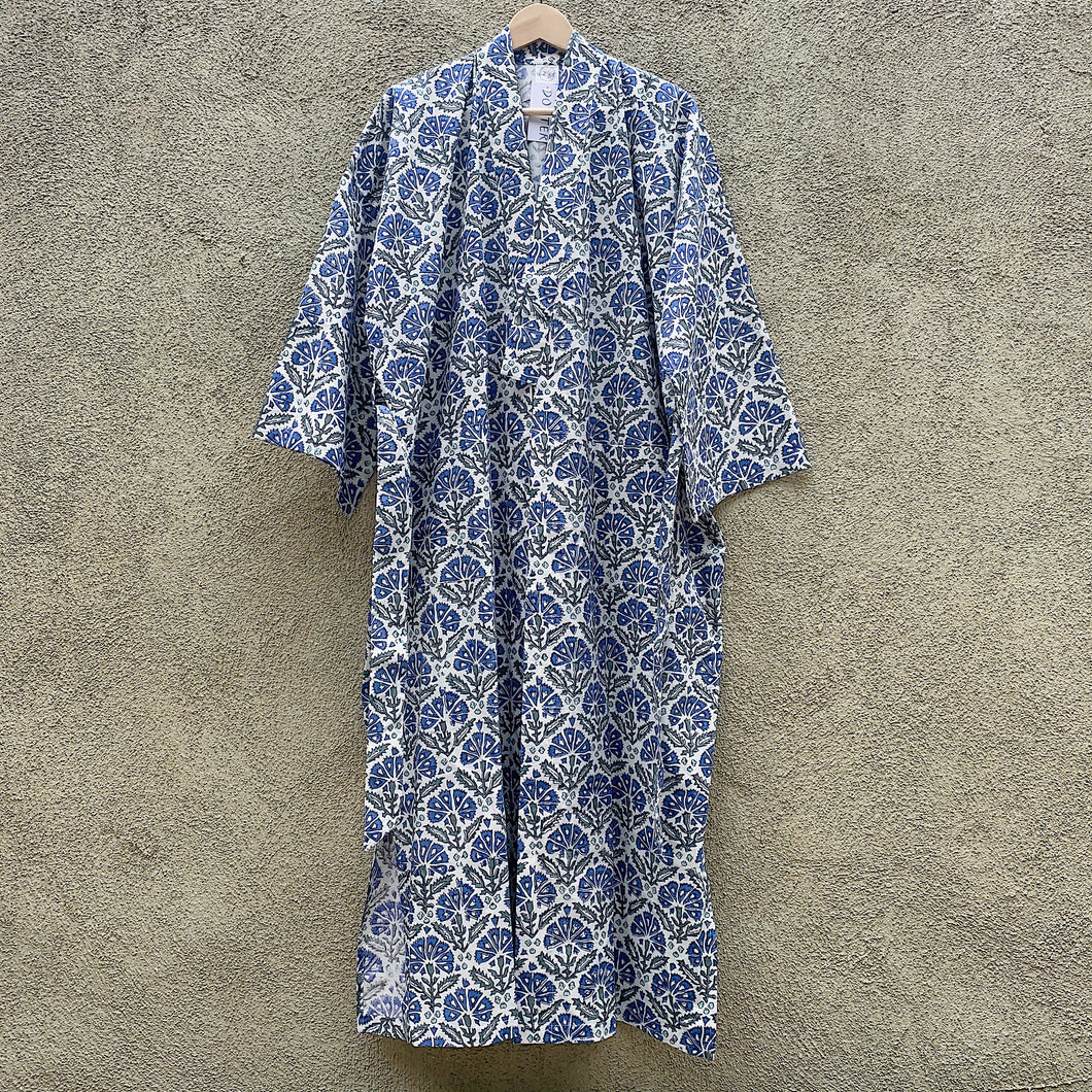 Blue Chrysanthemum Robe