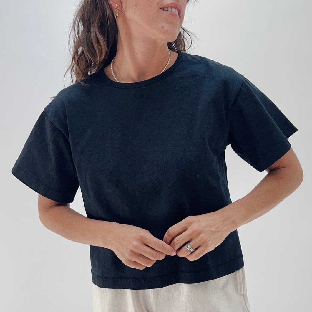 Pacific Cotton | Crop Crew in Black