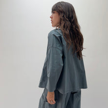Load image into Gallery viewer, Eleven Stitch | Stand Collar Jacket in Denim

