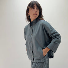 Load image into Gallery viewer, Eleven Stitch | Stand Collar Jacket in Denim
