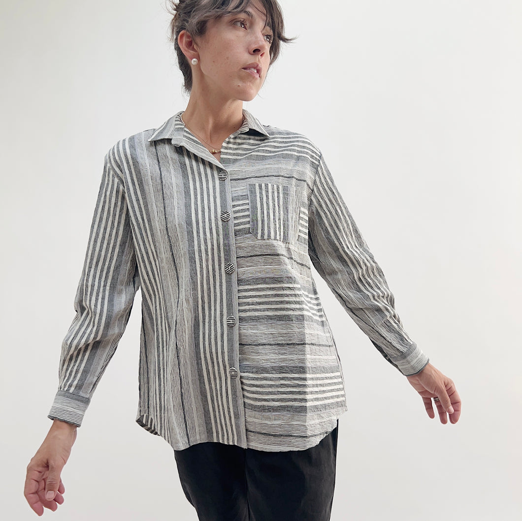 Habitat | Change Your Stripes Pocket Shirt in Iron