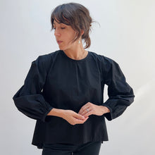 Load image into Gallery viewer, Bryn Walker | Long Sleeve Lucinda Top in Black
