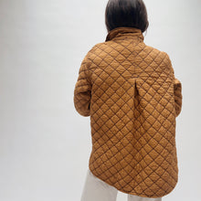 Load image into Gallery viewer, Cut Loose | Quilted Parachute Crop Jacket in Brass
