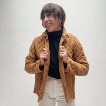 Load image into Gallery viewer, Cut Loose | Quilted Parachute Crop Jacket in Brass
