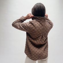 Load image into Gallery viewer, Cut Loose | Quilted Parachute Crop Jacket in Saddle
