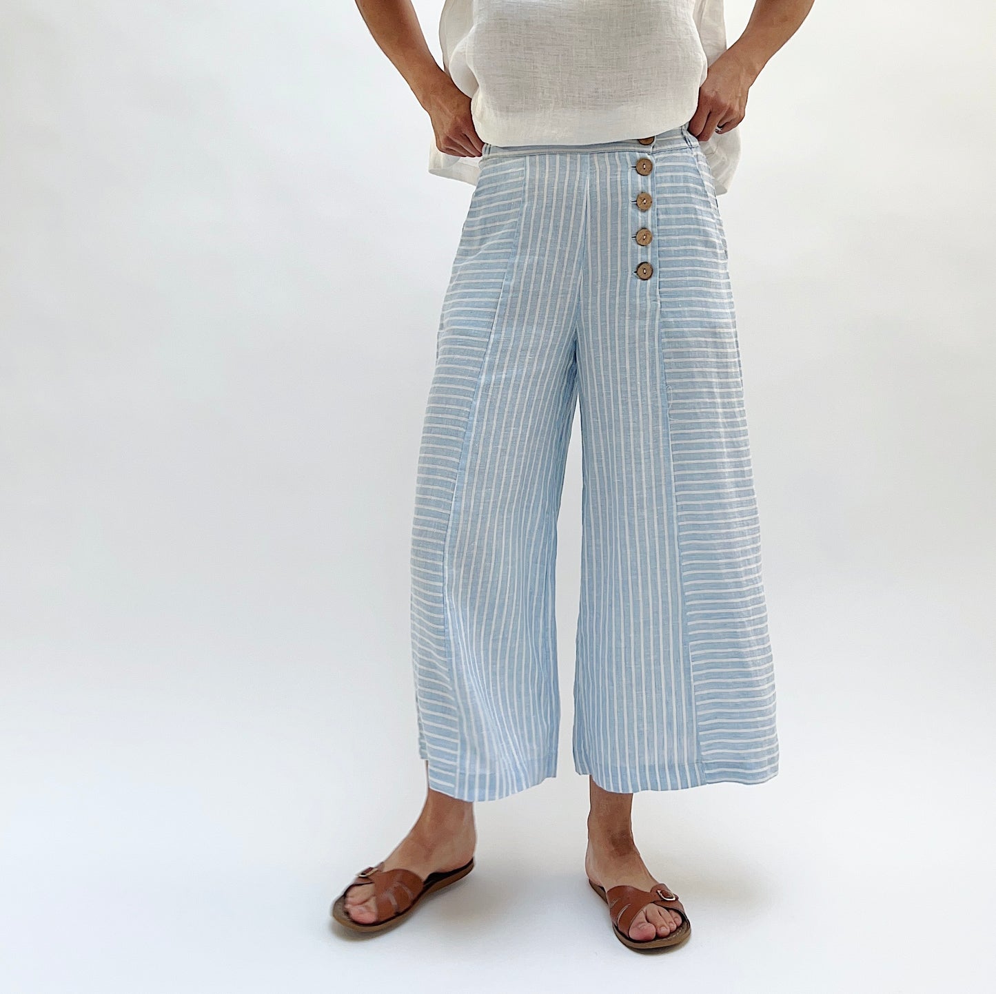 Sailor Pant in Blue Stripe