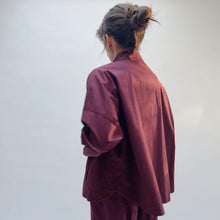 Load image into Gallery viewer, Eleven Stitch | Stand Collar Jacket in Port
