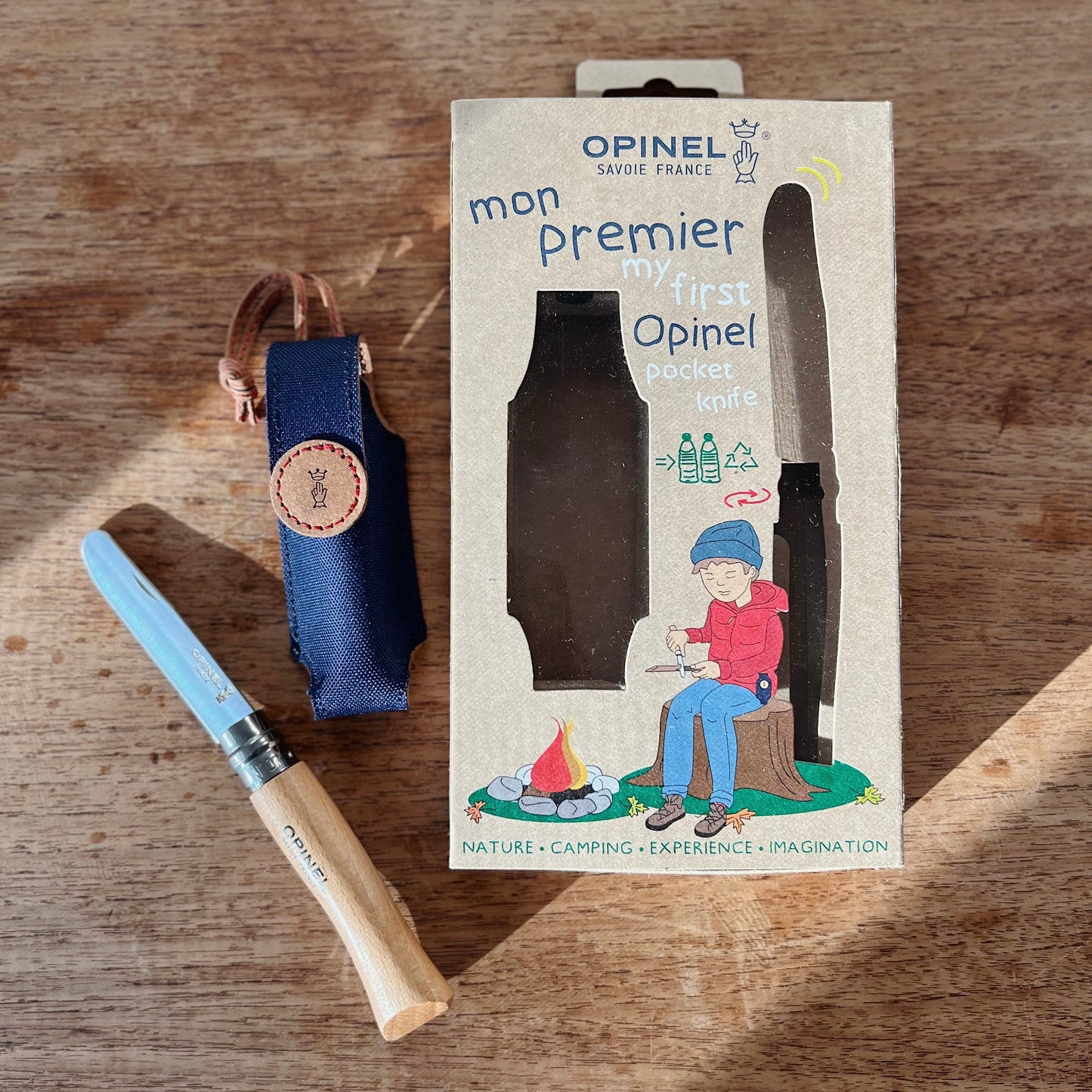 My First Opinel Pocket Knife with Sheath Gift Box